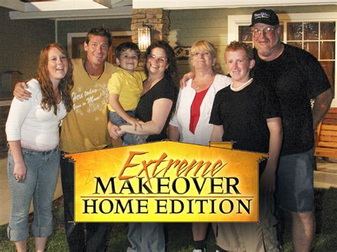  Extreme Makeover: Home Edition: With Jesse Tyler Ferguson, Darren Keefe Reiher, Breegan Jane, Carrie Locklyn. It is a combined moving stories of families and communities with life-changing home renovations. .