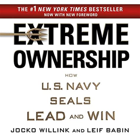 Extreme Ownership shows how to apply the mindset and principles that enable SEAL units to accomplish some of the most difficult missions in combat to any team, family, or organization. ... Audiobook: 9 hrs and 33 mins; Genre: Leadership, Business, Nonfiction; What are the chapters in Extreme Ownership?