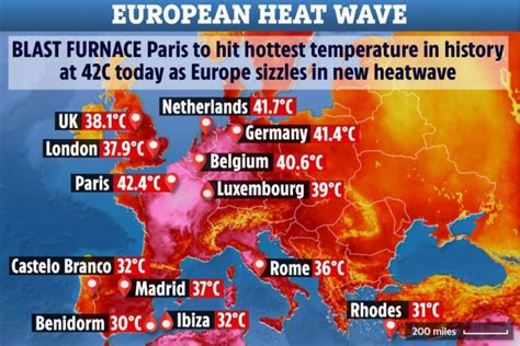 Extreme weather warnings issued across Europe