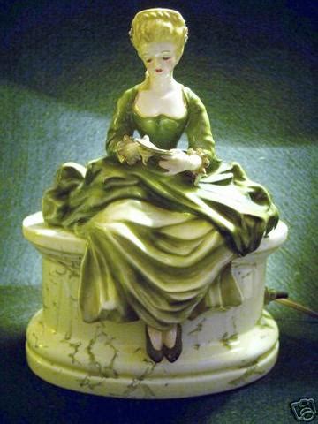 Extremely RARE Florence Ceramics Figurine TV Lamp Dear Ruth …