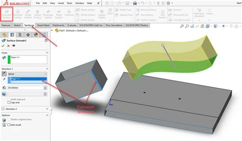 Extrude Command in Solidworks(Illustrated Expression) - Mechanicalla…