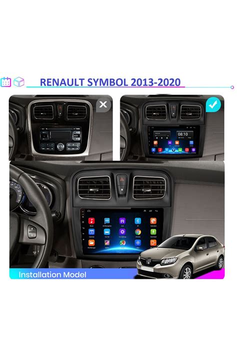 Exvol Renault Symbol 2013-2020 Android Multimedya Carplay 9. 