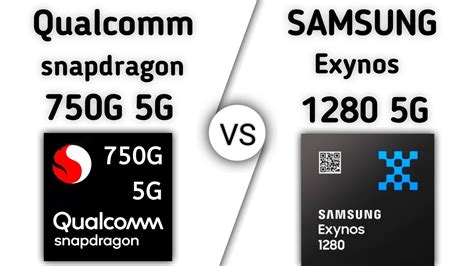 Exynos 1280 has 9.09% higher CPU clock speed than Snapdragon 750G (2400 vs 2200 MHz). Exynos 1280 has 21.21% higher GPU clock speed than Snapdragon 750G (1000 …. 
