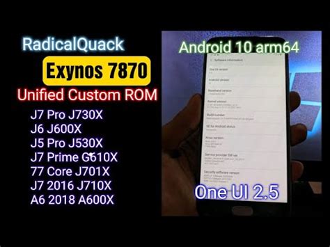 Exynos 7870 custom rom.  Talking about the specifications, Galaxy J7 Best Custom Ro...