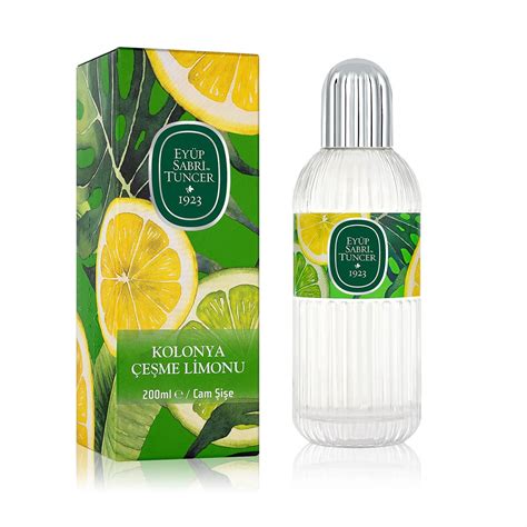 Eyüp Sabri Tuncer Çeşme Limonu Kolonyası Cam Şişe 200 ml. 