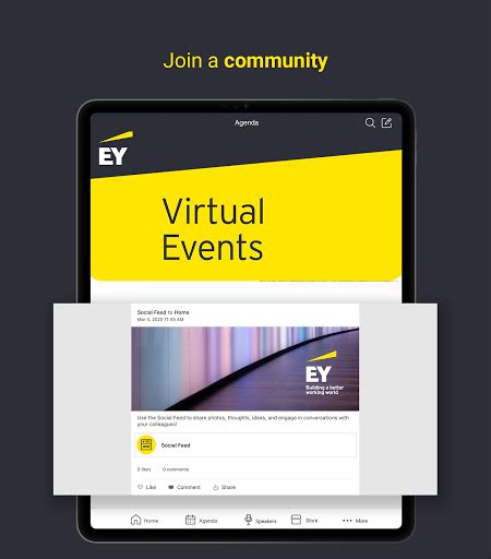 Ey virtual events. Jul 10, 2023 · EY Virtual is a transformative cloud solution that incorporates compliance and legal intelligence with the leading-class technology capabilities of Microsoft. Our alliances features provide our clients: Flexibility: Deployed wherever you need, in the cloud or on-site. Security: Built secure from the ground up, to protect sensitive data. 
