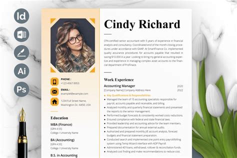 Eye Catching Resume Templates