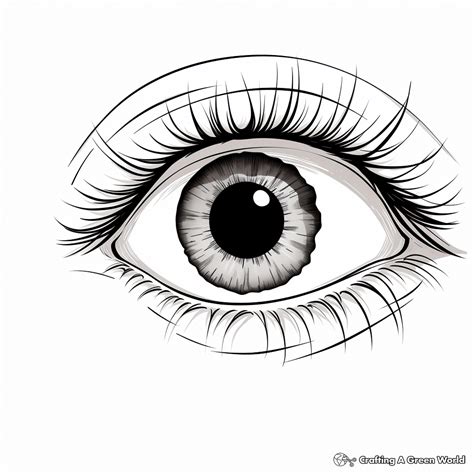 Eye Coloring Pages For Preschoo