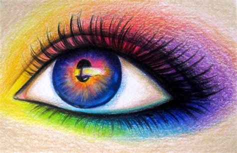 Eye Drawing Colorfu