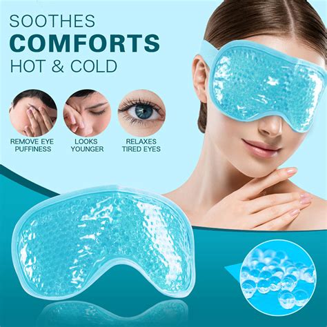 Eye Mask - Gel Beads Hot/Cold Pack - Fabric Back - Amazon