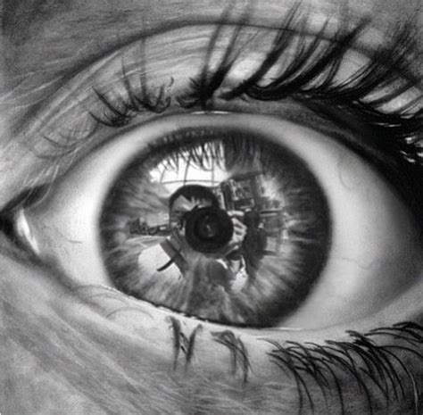 Eye Reflection Drawing Drawing A Reflection Reflections Pinterest