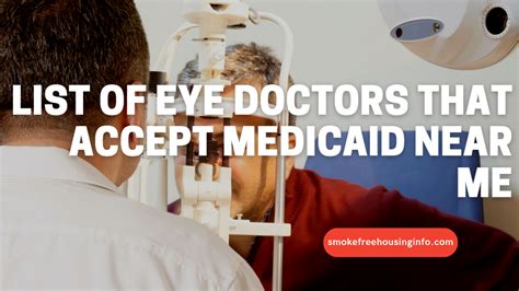 Eye doctors accepting medicaid. Things To Know About Eye doctors accepting medicaid. 