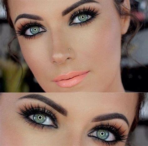 Eye makeup green eyes. Shadows with red undertones, thin eyeliner can also help. Black eyeliner is a 100% must-have, but if you want to create a soft look, use dark brown eyeliner. With the help of brown eyeliner, you can also create smokey eyes. And smokey eye makeup looks are phenomenal on green-eyed beauties. In this post we have prepared for you some really ... 