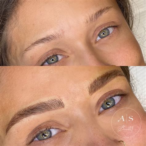 Eyebrow microblading. Microblading, a tattooing technique that adds pigment to the skin via hair-like strokes, is the most popular semi-permanent brow treatment right now. According to … 