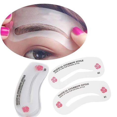 ALLROSE Eyebrow Stamp Stencil Kit - Eyebrow Stencils Perfect Eyebrow Eyebrow Stamp Waterproof, Eye Brow Stencil Kits Brow Stamp, 20PCS Eyebrow Shaping Kit Eyebrow Stencil Kit for Women, Auburn. 23 Piece Set. 951. $799($7.99/Count) List: $12.99. $7.59 with Subscribe & Save discount.. 