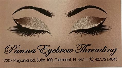 Eyebrow threading clermont. Panna Eyebrow Threading Clermont, FL, Clermont, Florida. 2,793 likes · 391 were here. Experience of over 25+ years. Contact me: Send a text or call (407)-721-4845 Location: 17307 Pagonia 