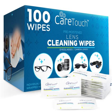 Eyeglass wipes. Care Touch Lens Cleaning Wipes for Eyeglasses, 210ct - Eyeglass Wipes Individually Wrapped, Eye Glass Cleaning, Lenses Wipes for Glasses/Sunglasses 94,768 $13.99 $ 13 . 99 0:24 