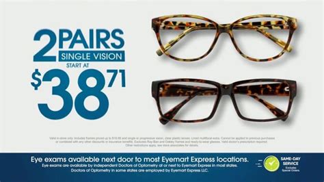 Eyemart express - 2 pair deal. Specialties: As one of the country's Top 10 optical retailers, Eyemart Express is the only retailer with a lens lab in every store that makes 90% of glasses the same day. We have a selection of more than 2,000 frames, including designer brands and safety eyewear. We offer everyday 2-pair specials on single and progressive vision lenses. And at our online … 