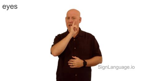 Eyes in ASL - American Sign Language - 4 Video Examples