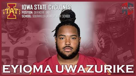 Eyioma Uwazurike is a 25-year-old defensive lineman for the Broncos. He was selected by Denver in the fourth round of the 2022 NFL Draft out of Iowa State with a pick acquired as part of the .... 