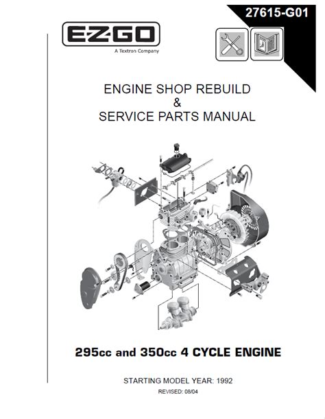 Ez go 295cc 350cc 4 stroke engine repair manual. - I jornada internacional el futuro de los servicios sociales en contexto de cambio.