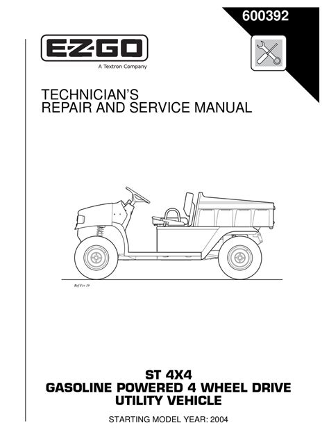 Ez go st 4x4 parts manual. - 49cc 2 takt roller motor reparaturanleitung.