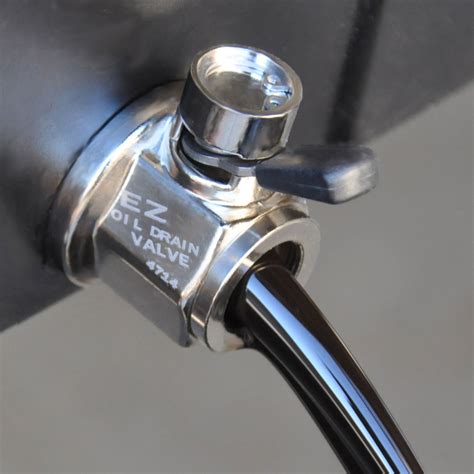 These valves replace the standard oil drain plug mak