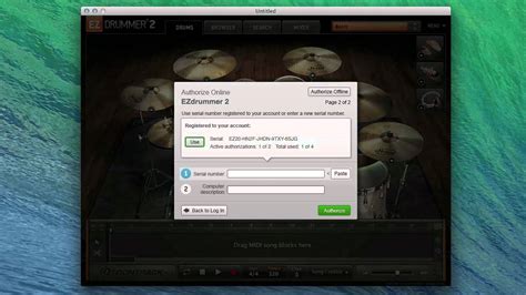 Ezdrummer authorization code keygen.  Save the authorization file to a thumb drive Plug the...