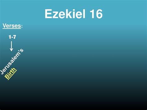 Ezekiel 16:4 - Jerusalem