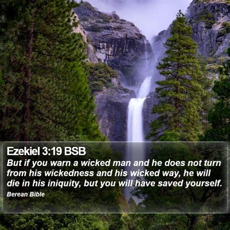 Ezekiel 3:19 But if you warn a wicked man and he does not ... - Bible Hub