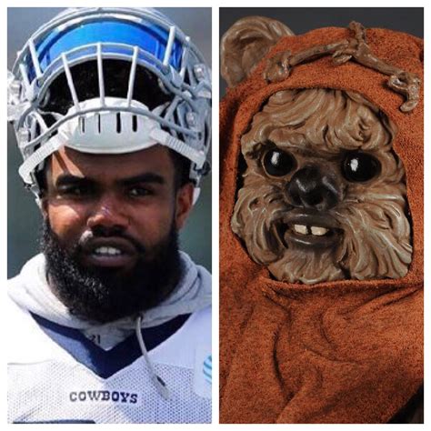 Ezekiel E. (wok) Elliott (the ewoks name is Wicket W. Warrick) -1. [deleted] • 6 yr. ago. Kanye mated with an Ewok. -1. 793 votes, 14 comments. 57M subscribers in the funny community. Reddit's largest humor depository.. 