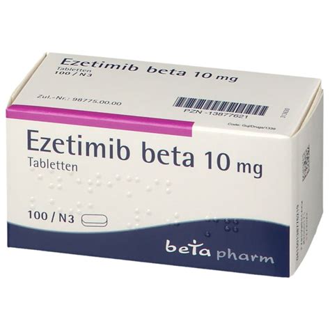 Ezetimib beta 10 mg Tabletten (100 ST) Preisvergleich