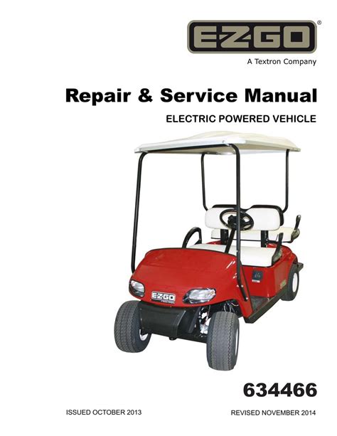 Ezgo golf cart service manual 2597164. - Volkswagen scirocco 1985 repair service manual.