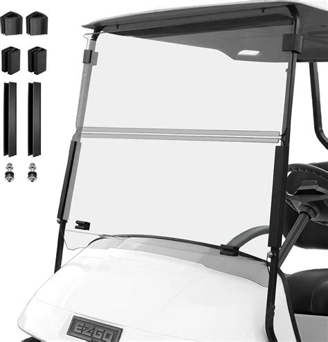 Ezgo windshield hinge.  Weatherproof, customizable, and easy to install. 5 Golf Cart Windshield ...
