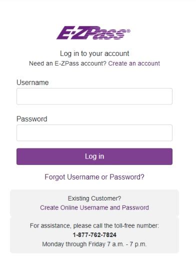 E-ZPass Account Number (if applicable) Addr