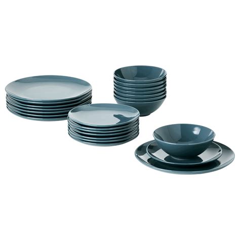 Key features. The plate’s simple, functional design is easy to coordinate with other colours, shapes or different types of glazing – and makes FÄRGKLAR the perfect base for many occasions. Your perfect start for many types of meals. FÄRGKLAR plate comes in a straightforward design, a great base to match with other dinnerware..