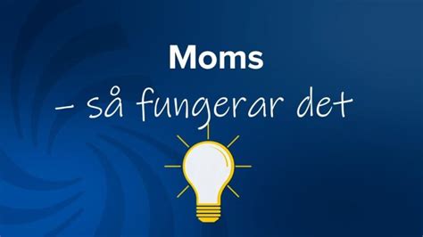Få tillbaka moms