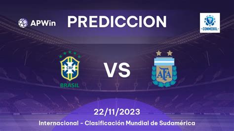 Fútbol brasil argentina predicciones.