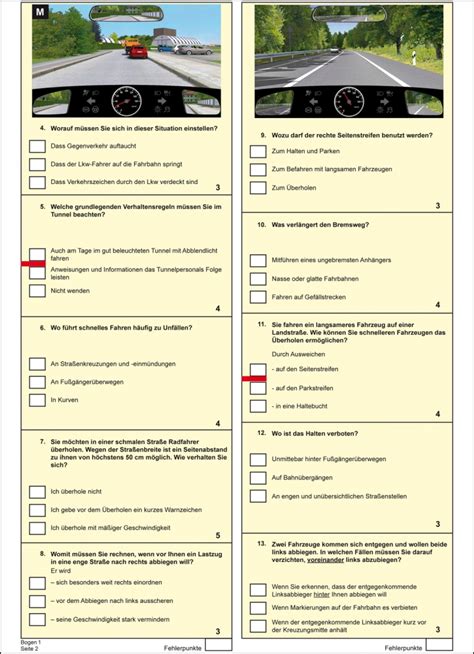Führerschein-fragebögen kostenlos adac