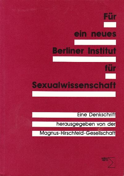 Für ein neues berliner institut fur sexualwissenschft. - Inventaris van de verzameling f.e. straven.