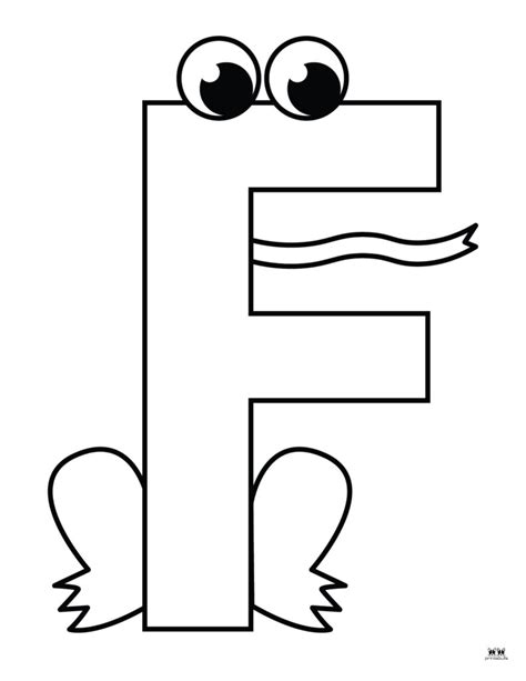 F Coloring Pages