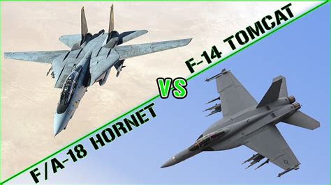 F-14 Tomcat vs F/A-18 Hornet Top Gun Special - YouTube