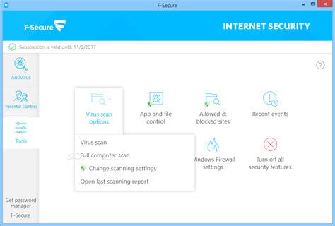 F-Secure Internet Security for Windows