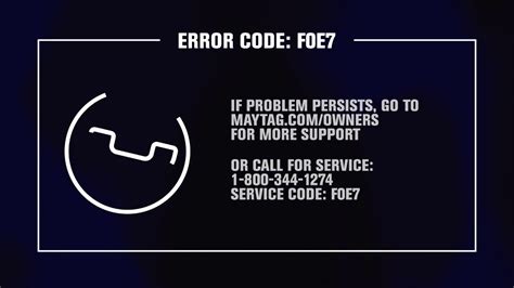 Aug 24, 2020 · Learn how to fix a F0E9 error code on Maytag® top load washing machines. This code indicates the laundry load is unbalanced or too large.Subscribe for more c... . 