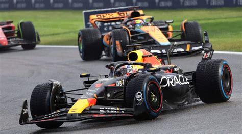F1 leader Verstappen wins rain-hit Belgian GP sprint race. Piastri is second
