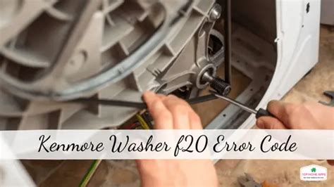 F20 kenmore washer code. The control unit is the main and the most expensive part of the Whirlpool washer. Therefore, in order not to damage it, even more, we recommend contacting the service center. 