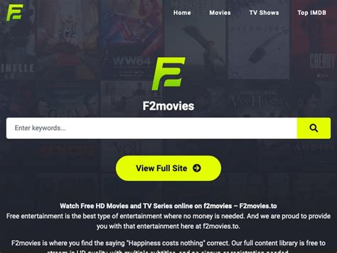 F2movies. 3. F2Movies. Featuring a list of trending movies and the latest releases, you can find most of your favorite movies and TV shows on F2movies. Although it doesn’t allow downloading movies or TV shows, you can still leverage an uninterrupted experience, i.e., it barely features ads. 