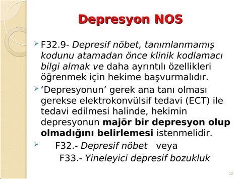 F32 depresif nöbet nedir ne demek