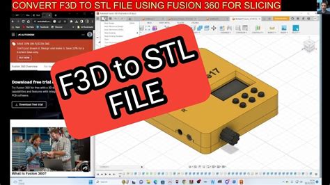 F3d file to stl.  It represents the surface geometry of a 3D object as a col...