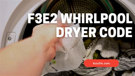 F3e2 whirlpool dryer. When your Whirlpool appliances break down, it can be a frustrating and stressful experience. Not only do you have to deal with the inconvenience of not having a working appliance, but you also have to figure out how to get it repaired. 